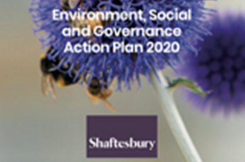 Shaftesbury Plc 2019 ESG Action Plan