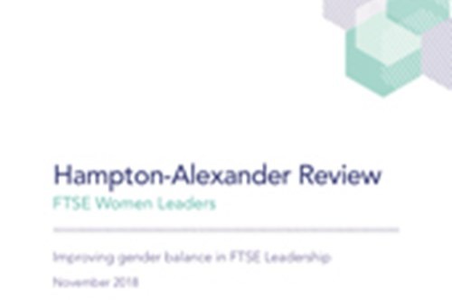 Hampton-Alexander Review: Improving gender balance in FTSE Leadership - November 2018