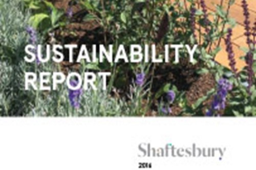 Shaftesbury PLC 2016 Sustainability Report