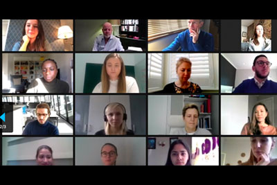 People on Zoom call