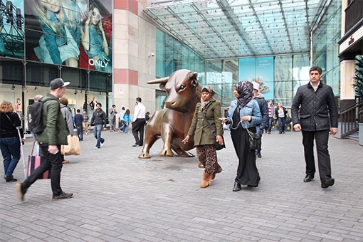 People in the Bull Ring, Birmingham